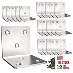 Silver Stainless Steel Corner Bracket,joint Right Angle Bracket,l 2X2X2" 10. Fixed Price $19.22.