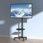 Uimoso Mobile Stand Cart For 23"-60" With Wheels & Tray. Fixed Price $45.99.