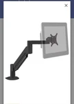 Innovative 7000-800-124 Flat Panel Articulating Monitor Arm. Fixed Price $126.00.