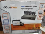 Video Security La View 960H 4 Camera System Used. Fixed Price $180.00.