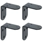 Alise 4PCS Stainless Steel Brackets For Shelves Black, Small Floating Shelf.... Fixed Price $18.96.