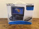 Craig 7" Portable Lcd Tv With Dvd Player - Swivel Screen, Usb/sd Slot Open Box. Fixed Price $49.99.