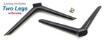 New Element E2AA40R-T E4AA43R-G Tv Stand Legs W/screws. Fixed Price $23.70.