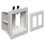 Arlington TVBU505 2-GANG Recessed Electrical Box Wall Plate Paintable White. Fixed Price $27.95.