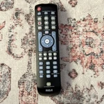 Rca RCRN03BR-3 Universal Black Remote Control No Back Panel Untested. Fixed Price $6.50.