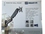 Mount-it MI-765 Single Monitor Wall Arm Black Brand New Box. Fixed Price $44.99.