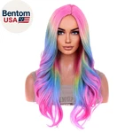 Rainbow Ombre Wigs Long Wavy For Women Colorful Curly Heat Resistant. Fixed Price $44.28.