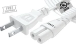 12FT White Ac Power Cord For Samsung, Lg, Tcl, - Prong Plug. Fixed Price $16.43.