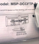 Chief MSP-DCCFTP220B Dual Monitor Horizontal Desk Mount. Fixed Price $59.99.