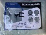 New Stronghold Accessories Outdoor Cover Fits Tv's From 46-48 Gray. Fixed Price $23.90.