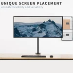 Vivo Steel Universal Pole Mount Bracket Vesa Plate Fits 32" To 55" Screens. Fixed Price $39.99.