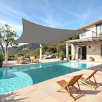 Rectangle Sail - 8' X 10', 95% Uv Blockage, Hdpe For Outd.... Fixed Price $27.89.