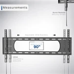 Vivo Ultra Heavy Duty Tv Wall Mount For Screens Up To 90" Curved And Flat Panel. Fixed Price $29.99.