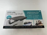 Screen Caddy- Mountable/ Monitor/ Tv/ Top Shelf Cable Box Stand Remotes. Fixed Price $13.99.