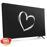 Kwmobile 49-50" Tv Dust Cover White/black, Screen Protector. Fixed Price $34.99.