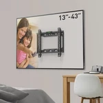 Barkan 13-43 Inch Fixed Wall Mount, Holds 88LBS, Lifetime Warranty. Fixed Price $19.90.