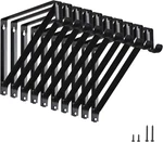 Heavy Duty Closet Shelf Rod Brackets 10 Pack,wall Mounted Shelves Support. Fixed Price $51.49.