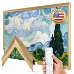 Pale Gold Prismatic 32" Alloy Deco Tv Frame - Compatible Only With Samsung Th.... Fixed Price $336.96.