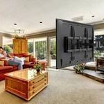 Large Tv Wall Mount Bracket Horizontal Sliding Fr Samsung 50 55 65 75 80 85 Inch. Fixed Price $62.92.