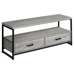 Monarch Specialties Tiers 2-DRAWER Modern Metal Tv Stand In Gray. Fixed Price $219.53.