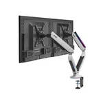 Avlt Dual 27 -43 Rgb Gaming Monitor Arm Desk Mount Built-in 20 Ligh. Fixed Price $206.23.