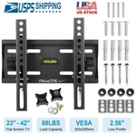 Flat Tv Wall Mount Bracket 15 Tilt For 23" 26" 27" 32" 37" 40" 42" Inch Led Lcd. Fixed Price $19.65.