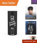 Men's Level Styling Powder 30G - Matte Finish, Adds Volume & Texture Naturally. Fixed Price $15.99.