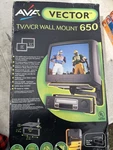 Avf 650 Tv/vcr Wall Mount Black Fits Up To 21" Tvs 100 Lbs Swivels Tilts Bninbox. Fixed Price $80.00.