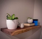 Handmade Black Walnut Live Edge Floating Shelf Bracket & Hardware Included. Fixed Price $49.99.