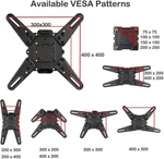 Articulating Wall Mount Videosecu ML531BE 22"-55" Up To 88 Lb Vesa 400X400. Fixed Price $17.99.