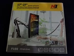 North Bayou Nb F100 Lcd Monitor Arm Gas Strut Desk Mount For Screens 17" 27". Fixed Price $34.99.