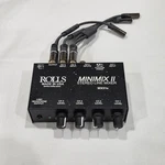 Rolls MX51S Minimix Ii Stereo Mixer 4 Ch Line Mic Phantom Power Audio Unit. Fixed Price $12.00.