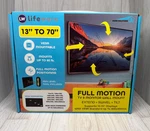 Lifeware 13" 70" Full Motion Tv & Monitor Wall Mount Extend Swivel Tilt New. Fixed Price $8.47.