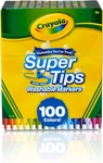 Crayola Super Tips Set 100CT Washable Fine Point For Kids & Adult. Fixed Price $22.06.