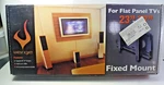 Verge Home 23" - 37" Flat Panel Fixed Wall Mount W/ Built In Level. Fixed Price $16.99.
