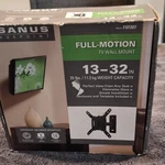 Sanus FSF207 Full Motion Universal Tv Wall Mount 32IN 25LBS Black. Fixed Price $30.00.