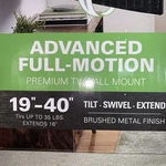 Sanus Model BSF316-B1 Advanced Full Motion Premium Wall Mount 19 40. Fixed Price $39.88.