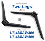 New Jvc LT-43MAW400 LT-40MAW300 Tv Stand Legs W/screws 102Q4071. Fixed Price $24.95.