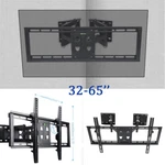 Strong 32"-65" Tv Corner Mount Swivel/tilt Dual Extension Arm Heavy Duty Bracket. Fixed Price $44.95.