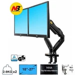 North Bayou Dual Monitor Arm Spring Desk Mount Stand For Up 27''. Fixed Price $60.00.