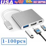 Type To Hdmi Hdtv Cable Adapter Converter For Usb-c Phone Tablet Lot. Fixed Price $380.53.
