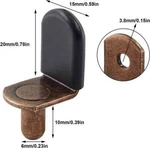 Biaungdo 30 Pcs Shelf Support Pegs, 1/4 Inch L-shaped Clips Antique Bronze. Fixed Price $22.00.