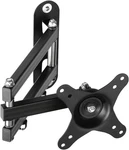 Leadzm TMXD-103 Full Motion Wall Mount Tv Stand Black. Fixed Price $15.84.