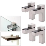 Awen 4PCS Solid Metal Adjustable Wood/glass Shelf Bracket Wall Mount, H.... Fixed Price $31.63.