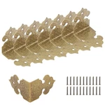 Auvotuis Antique Corner Protectors 1 X 0.68INCH (20PCS), Brass. Fixed Price $10.19.