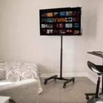 Vivo Mobile 13" To 50" Tv Floor Stand, Height Adjustable Mount W/ Wheels. Fixed Price $59.99.