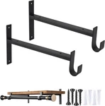 Ovov Schrankstangenhalterung, Strapazierf Hig, 20,3 Cm, 8 Inch, Schwarz. Fixed Price $19.81.