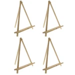 4 Pack 12" Wood Display Stand A-frame Artist Easel Tripod Tabletop Canvas Holder. Fixed Price $14.99.