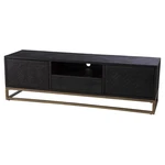 Sei Furniture Dessingham Wood Tv-media Stand For Tvs Up To 63" Black. Fixed Price $599.99.
