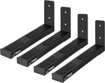 Pyle Adjustable Speaker Wall Mount - 2 Pack (4 Brackets) Black. Fixed Price $75.68.
